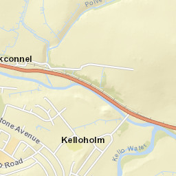 Main Street, Sanquhar, Dumfries and Galloway DG4, UK Street Map