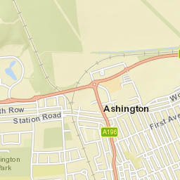 Rotary Parkway, Ashington, Northumberland NE63, UK Street Map