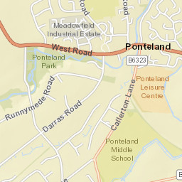 Callerton Lane, Ponteland, Northumberland NE20, UK Street Map