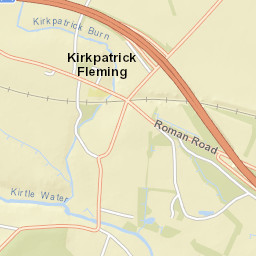 B6357, Lockerbie, Dumfries and Galloway DG11, UK Street Map