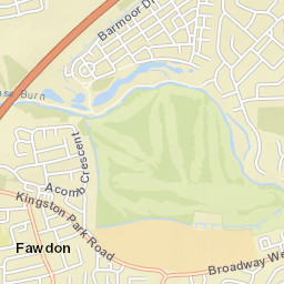 Kingston Park Road, Newcastle upon Tyne, Tyne and Wear NE3, U Street Map