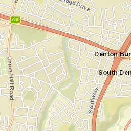 A1, Newcastle upon Tyne, Tyne and Wear Street Map
