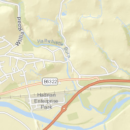 Main Street, Haltwhistle, Northumberland Street Map