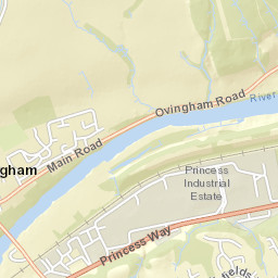 Princess Way, Prudhoe, Northumberland Street Map