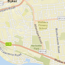 12 Chandlers Quay, Newcastle upon Tyne, Tyne and Wear NE6, UK Street Map