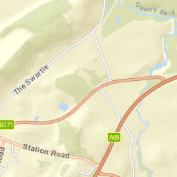 A69, Brampton, Cumbria CA8 1HA, UK Street Map