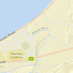 Cairnryan Road, Stranraer, Dumfries and Galloway DG9, UK Street Map