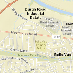 8 Shady Grove Road, Carlisle, Cumbria CA2 Street Map