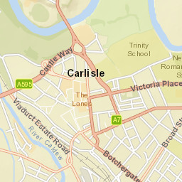 Castle Way, Carlisle, Cumbria CA3 8BB, UK Street Map