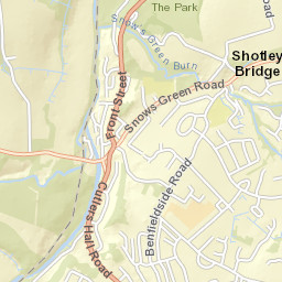 13 The Crescent, Shotley Bridge, Consett, County Durham  Street Map