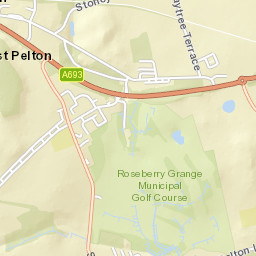A693, Stanley, County Durham DH9, UK Street Map