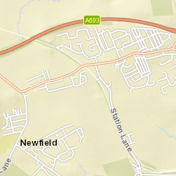 4 Station Lane, Pelton Fell, Chester le Street, County Durham Street Map
