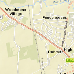 39 Britannia Terrace, Houghton le Spring Street Map