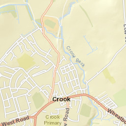 20 Church Street, Crook, County Durham Street Map