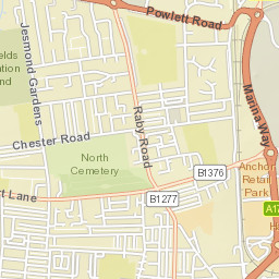 61 Hart Lane, Hartlepool, TS26 8RS, UK Street Map