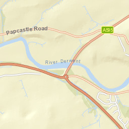 A66, Cockermouth, Cumbria CA13, UK Street Map