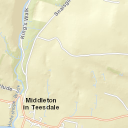 Hude, Middleton-in-Teesdale, County Durham DL12, UK Street Map