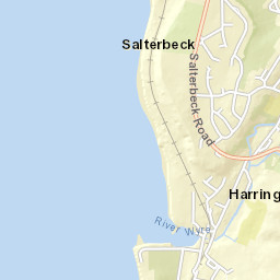 North Side, Workington, Cumbria CA14 Street Map