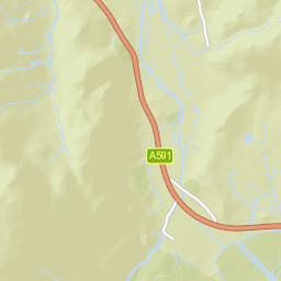 A591, Lake District National Park, Keswick, Cumbria CA12, UK Street Map
