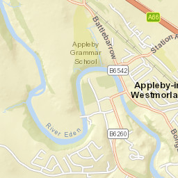 1 Bridge Street, Appleby-in-Westmorland, Cumbria CA16, UK Street Map