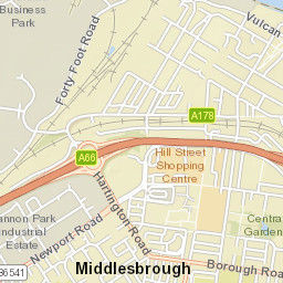 167 Borough Road, Middlesbrough TS1, UK Street Map