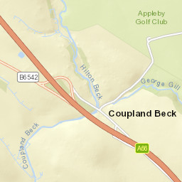 B6542, Appleby-in-Westmorland, Cumbria CA16, UK Street Map
