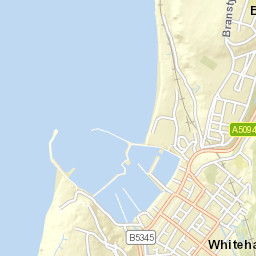 North Shore Road, Whitehaven, Cumbria CA28, UK Street Map