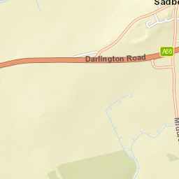 Darlington Road, Darlington DL2, UK Street Map