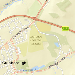 11 Westgate, Guisborough, Redcar and Cleveland TS14, UK Street Map