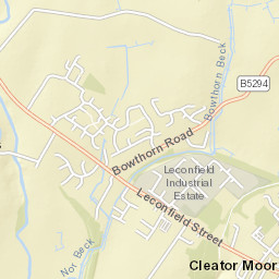 Whinney Hill, Cleator Moor, Cumbria CA25 Street Map