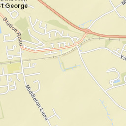 71 Middleton Lane, Middleton Saint George, Darlington DL2, UK Street Map