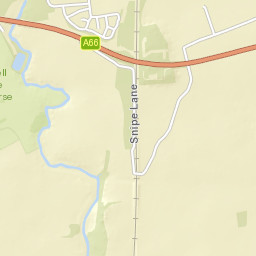 A66, Darlington DL2, UK Street Map