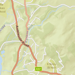 Church Street, Lake District National Park, Windermere, Cumbr Street Map