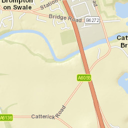 7 Bridge Road, Brompton on Swale, Richmond, North Yorkshire  Street Map