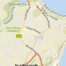 Valley Bridge Road, Scarborough, North Yorkshire YO11, UK Street Map
