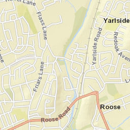 Bridgegate Ln, Barrow-in-Furness, Cumbria LA13, UK Street Map