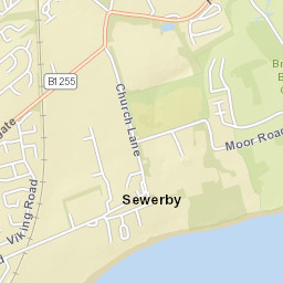 High Sewerby Road, Bridlington, East Riding of Yorkshire  Street Map