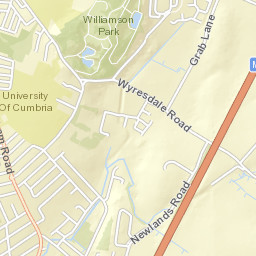 1 Leinster Road, Lancaster, Lancashire LA1 Street Map
