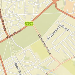 50 North Park Road, Harrogate, North Yorkshire Street Map