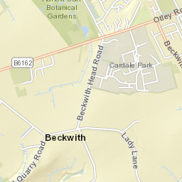Crag Lane, Harrogate, North Yorkshire HG3 Street Map
