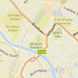 Station Rise, York YO1, UK Street Map