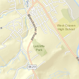 3 Frank Street, Barnoldswick, Lancashire Street Map