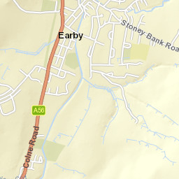 65 Colne Road, Earby, Lancashire BB18, UK Street Map