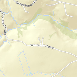 Slippery Ford Lane, Keighley, West Yorkshire Street Map