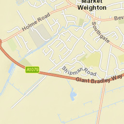 125 Princess Road, Market Weighton, York Street Map