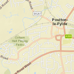 7 Adlington Avenue, Poulton-le-Fylde, Lancashire Street Map