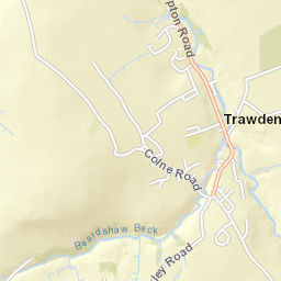 46 Skipton Road, Trawden, Colne, Lancashire Street Map