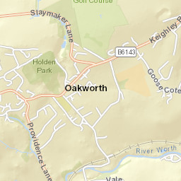 1 Colne Road, Queensbury, Bradford Street Map