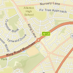 25 Fieldhouse Drive, Leeds, West Yorkshire Street Map
