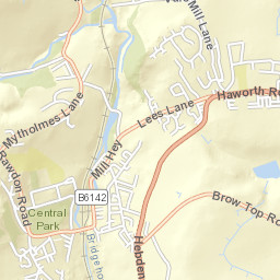 18 Sun Street, Haworth, Keighley, West Yorkshire Street Map